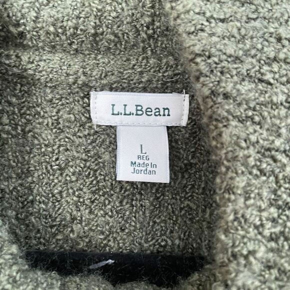 L.L. bean knit boucle wool-blend sweater - Picture 3 of 7